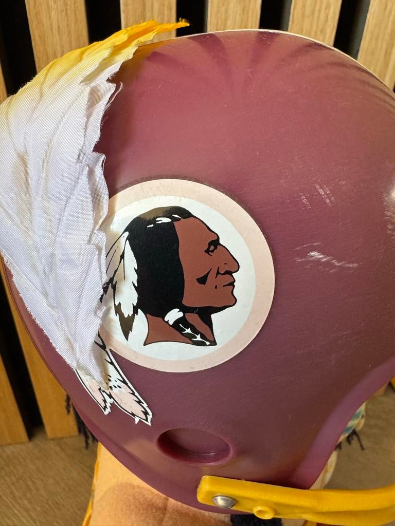 Vintage Washingto Redskins Indianen mascotte American Footba, Buitenlandse clubs, Gebruikt, Nfl, Verzenden