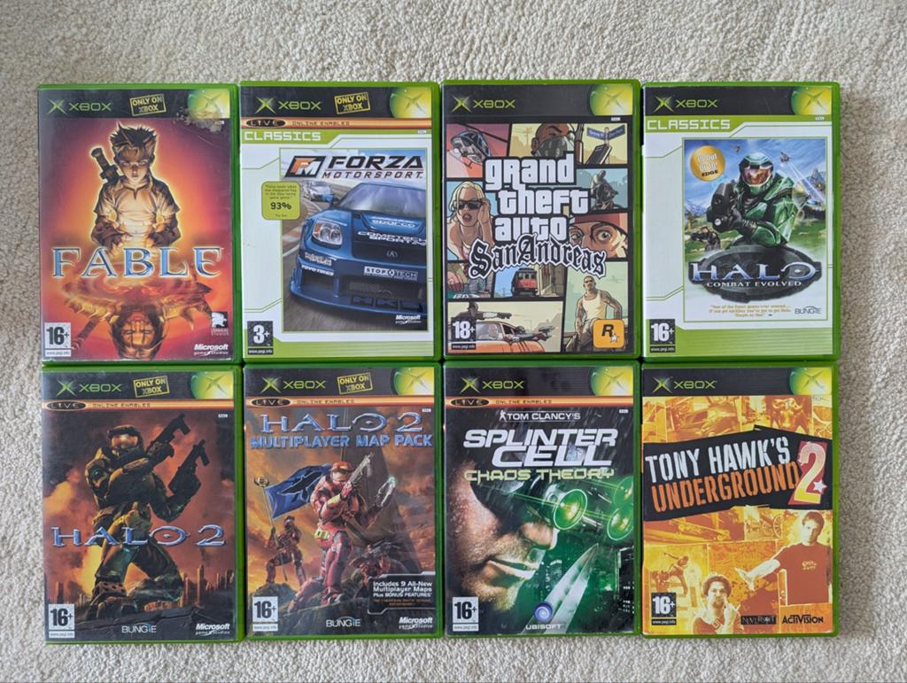 Partij originele Xbox games - o.a. Halo, GTA (8 stuks), 1 speler, Ophalen of Verzenden, Gebruikt, Shooter