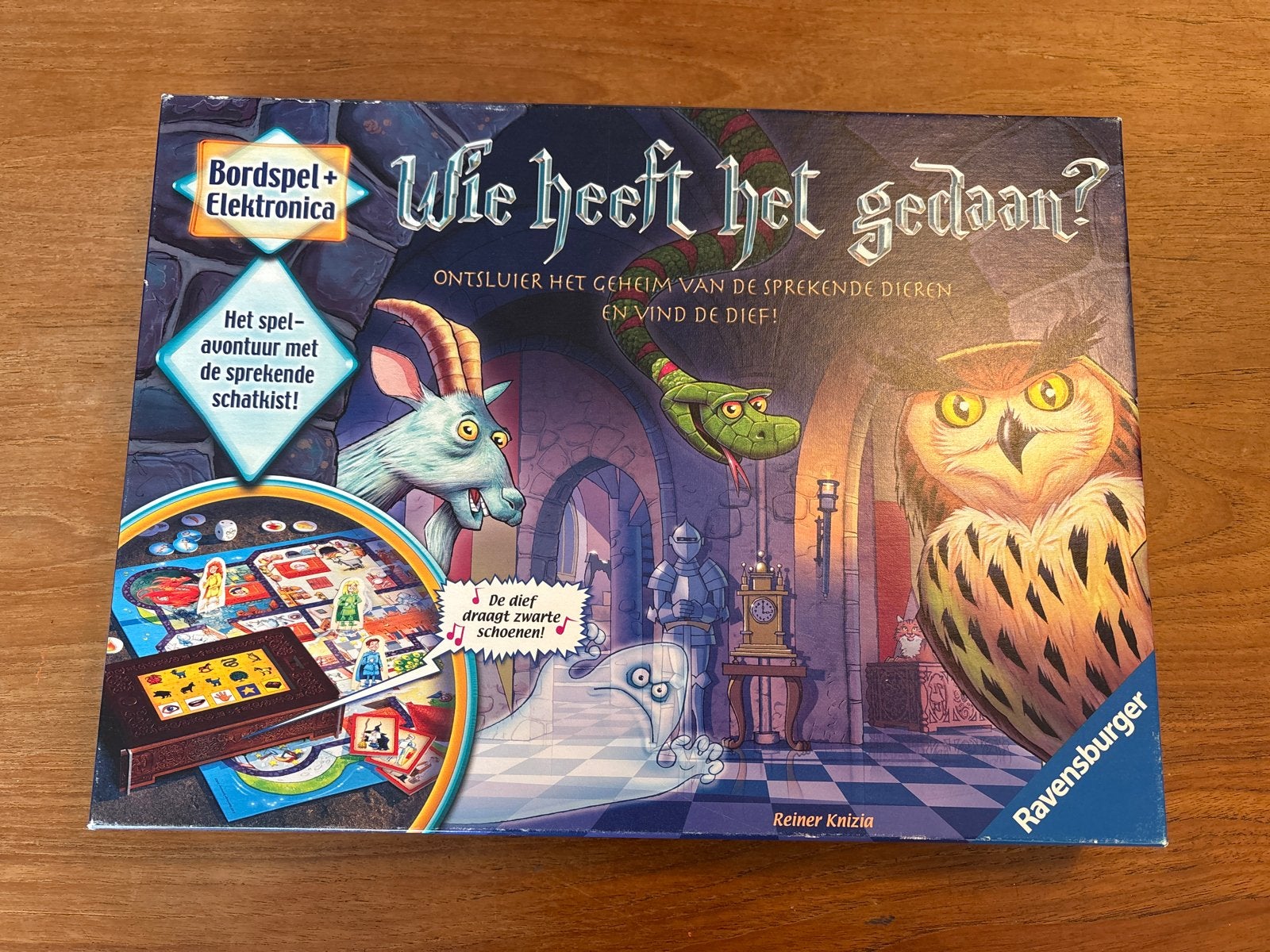 Wie heeft het gedaan? Bordspel + elektronica, Drie of vier spelers, Ophalen of Verzenden, Gebruikt