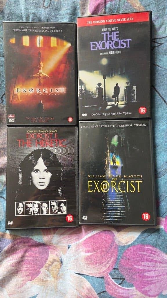 The Exorcist Dvd's deel 1 t/m 4📀In Mooie Staat📀, Vanaf 12 jaar, Ophalen, Zo goed als nieuw, Spoken en Geesten