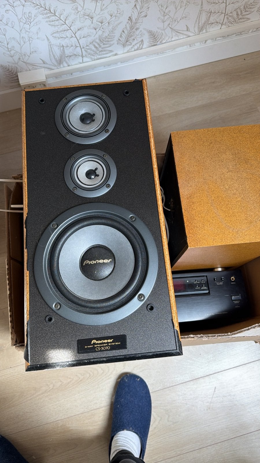 Pioneer speakers, JVC subwoofer en Pioneer receiver, Ophalen, Gebruikt, Speakerset, Pioneer