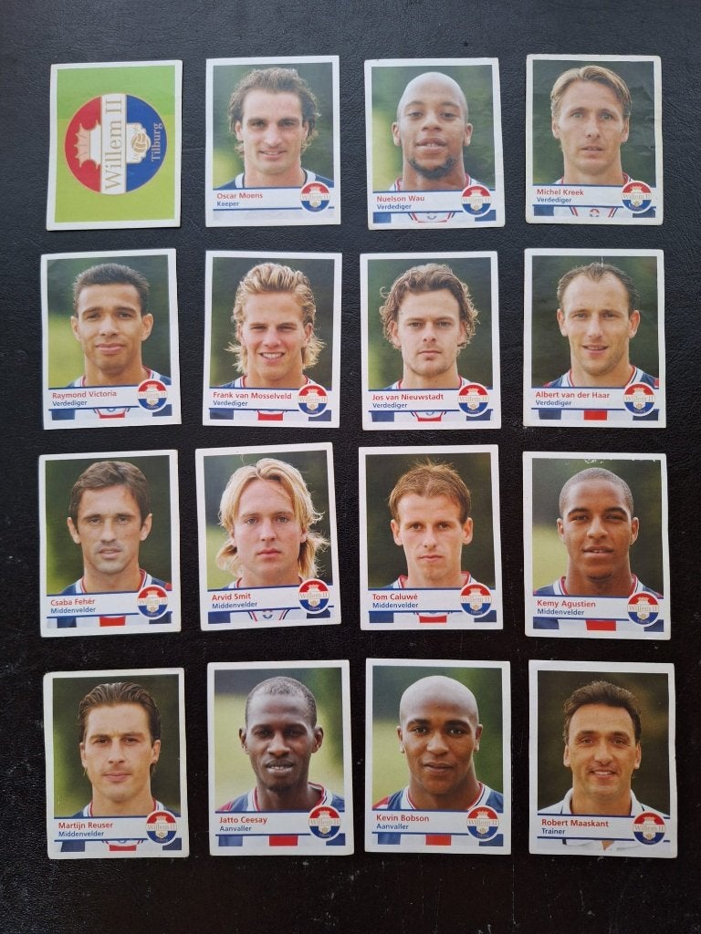 Complete set stickers Willem II 2005/06, Ophalen of Verzenden, Nieuw, Willem II, Poster, Plaatje of Sticker