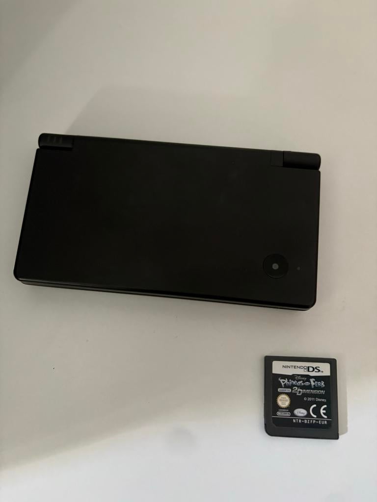 Nintendo DSi Zwart met Phineas en Ferb game, Ophalen, Zwart, Dsi, Gebruikt