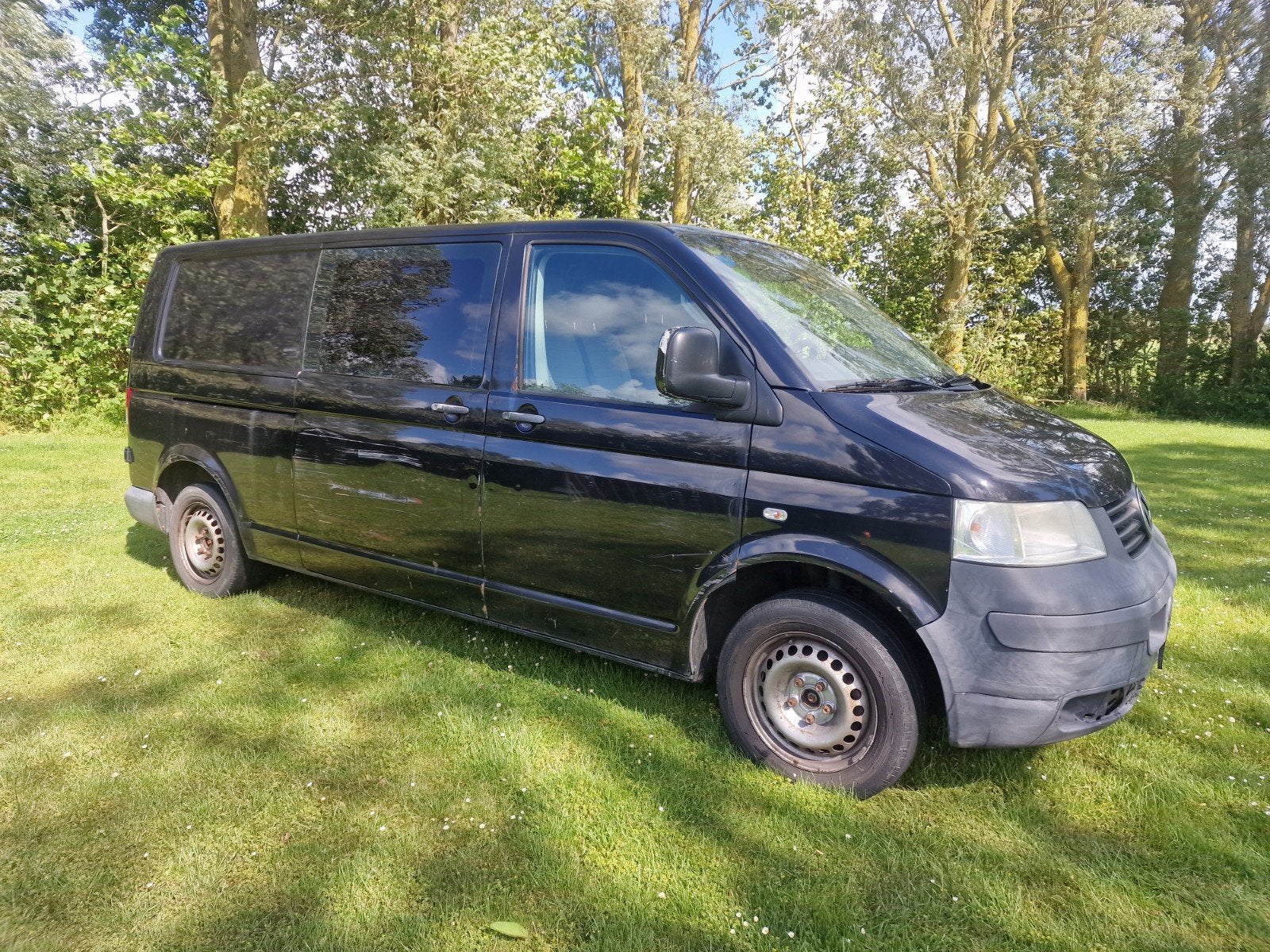 Volkswagen Transporter Bestel 1.9 TDI 110 pk 2006, Auto's, Voorwielaandrijving, Volkswagen, 1960 kg, Zwart