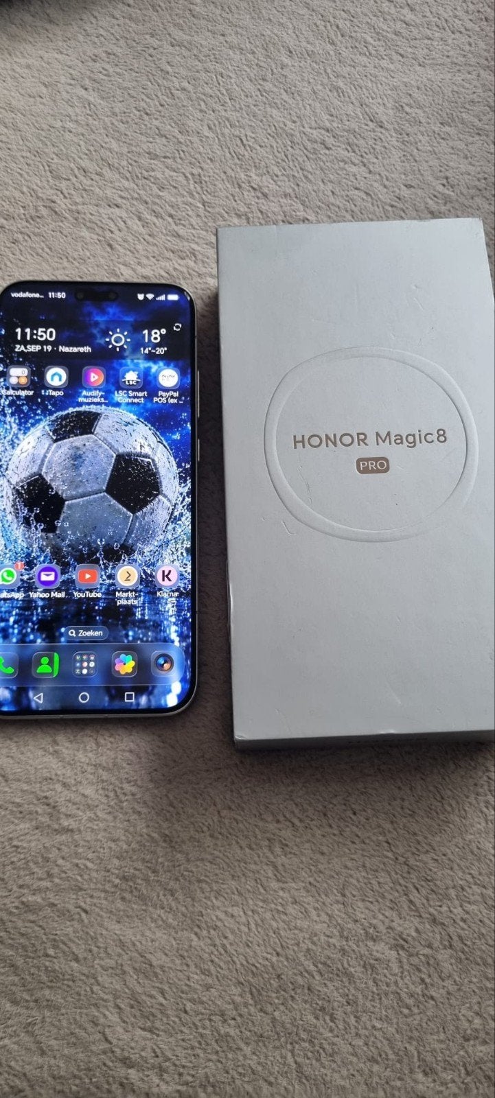 Tekoop Mooi Honor Magic 8 Pro EU Versie, Ophalen of Verzenden, Zo goed als nieuw, Zonder simlock, Zonder abonnement