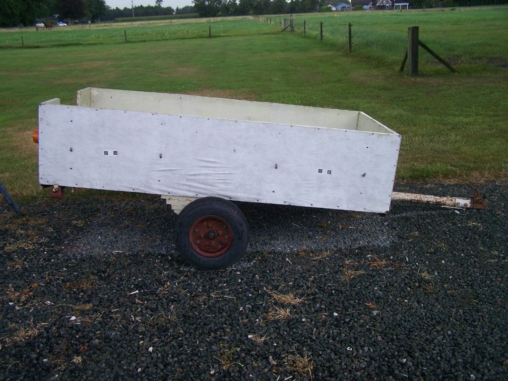 maaitrekker aanhanger , minitractor aanhanger , kar, Ophalen, Gebruikt