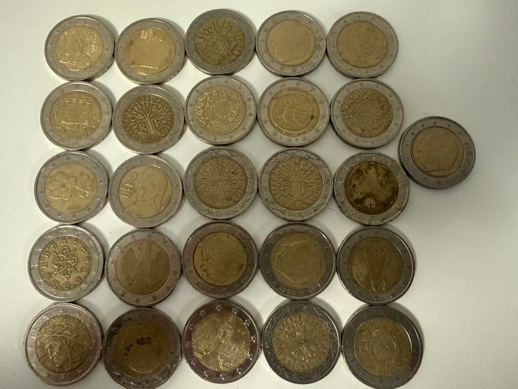2 euromunten, Ophalen, Overige landen, 2 euro