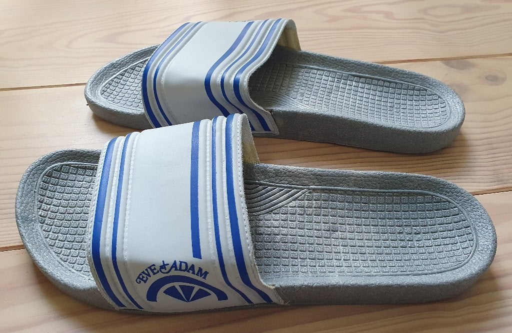 nieuw: badslippers/ slippers/ sandalen, Eve + Adam, mt 40, Slippers, Nieuw, Ophalen of Verzenden, Eve & Adam