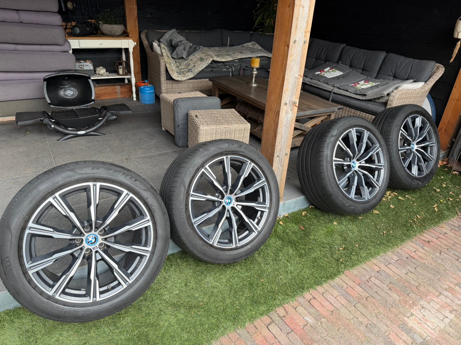 BMW M-velgen type 740M breedset voor BMW G05-G06 vanaf 2018, Gebruikt, Banden en Velgen, Ophalen of Verzenden, 305 mm