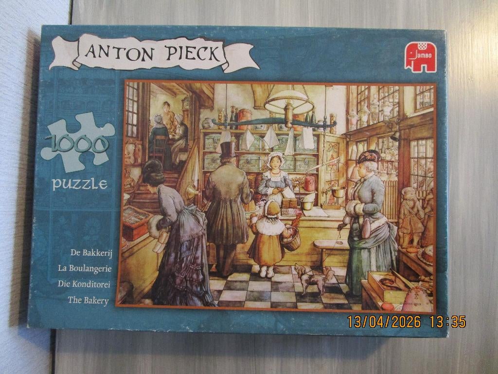 Te Koop Anton Pieck puzzel 1000 stukjes., Ophalen, 500 t/m 1500 stukjes, Zo goed als nieuw, Legpuzzel