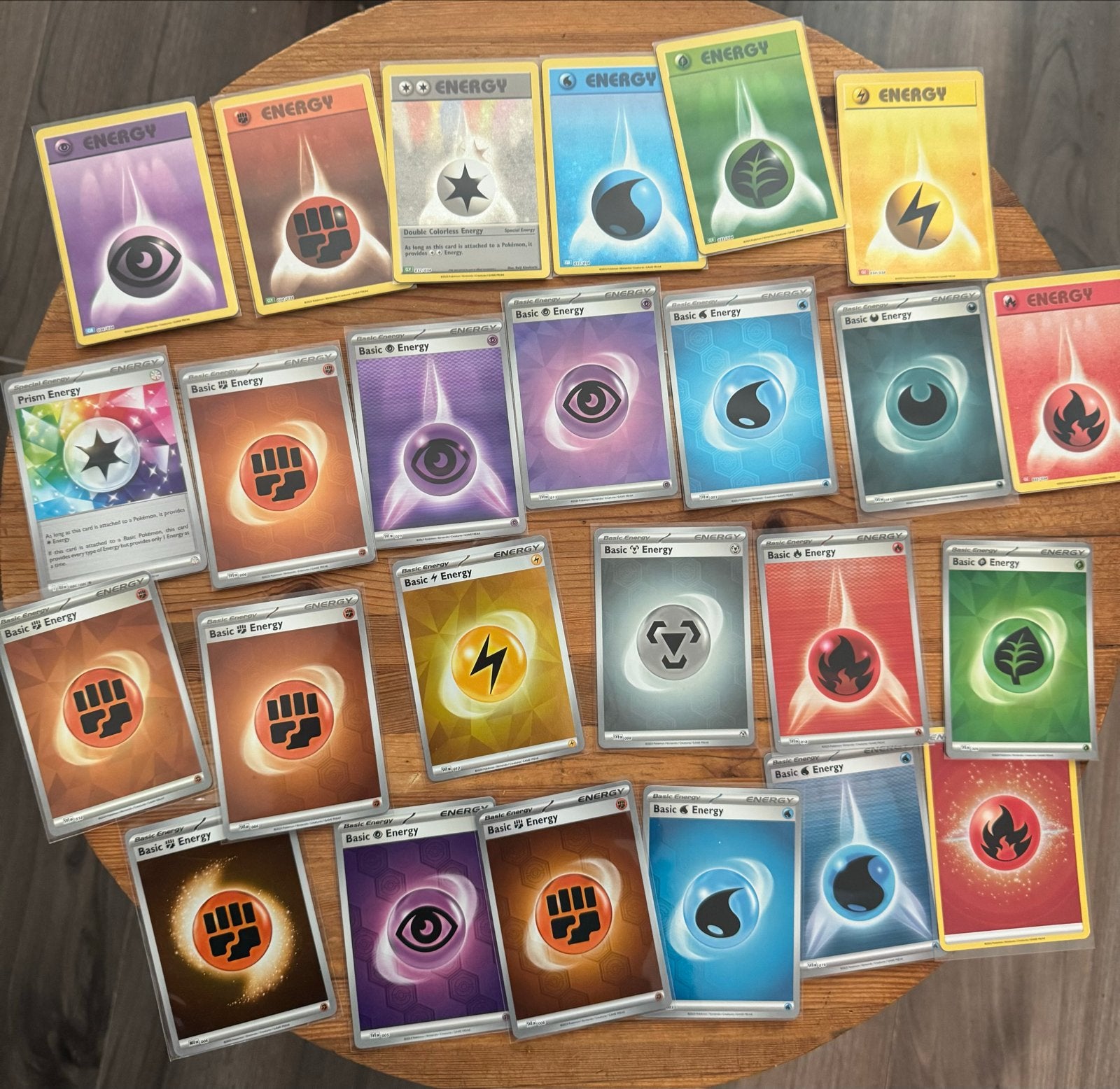 25 Holo Energie Pokémon Kaarten - Top Conditie, Ophalen, Zo goed als nieuw, Meerdere kaarten, Foil