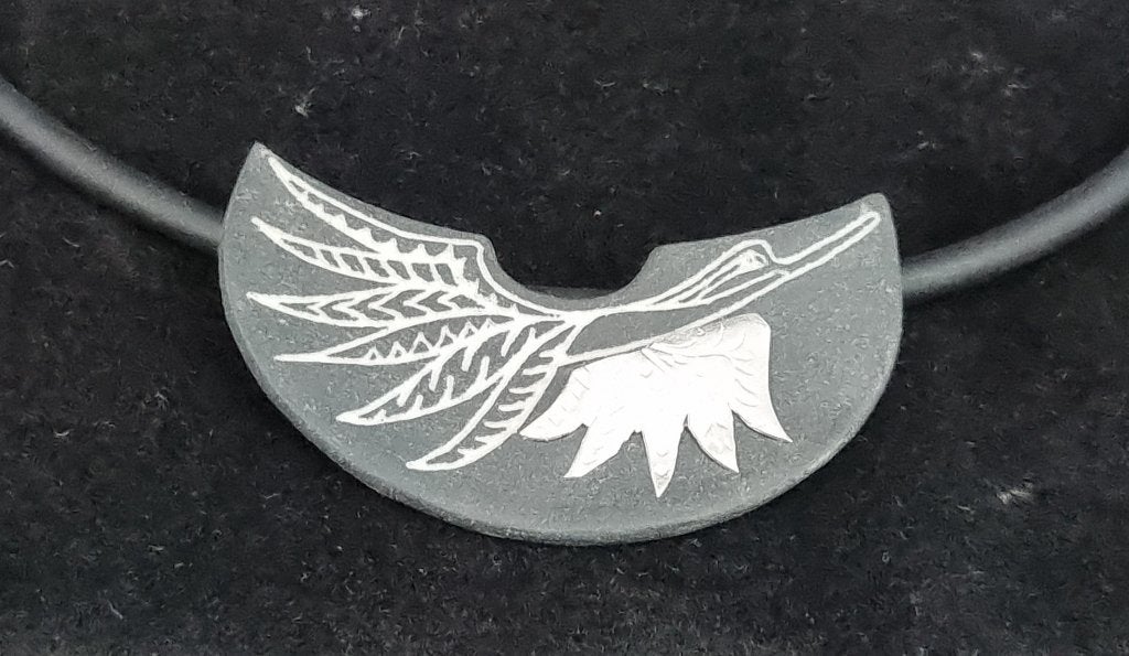 Hanger porselein en zilver Noortje Meijerink, Verzenden, Zo goed als nieuw, Zilver, Overige materialen