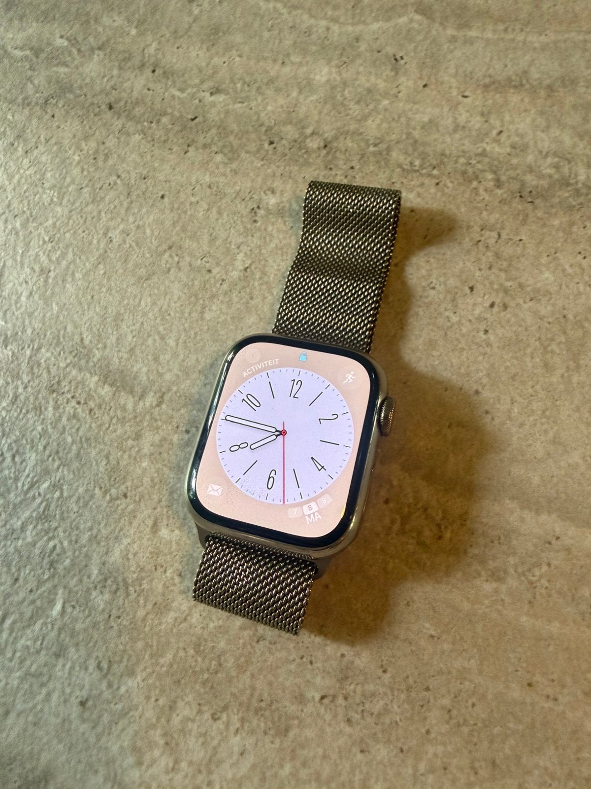 Originele goudkleurige Apple Watch, IOS, Ophalen of Verzenden, Zo goed als nieuw, Waterdicht