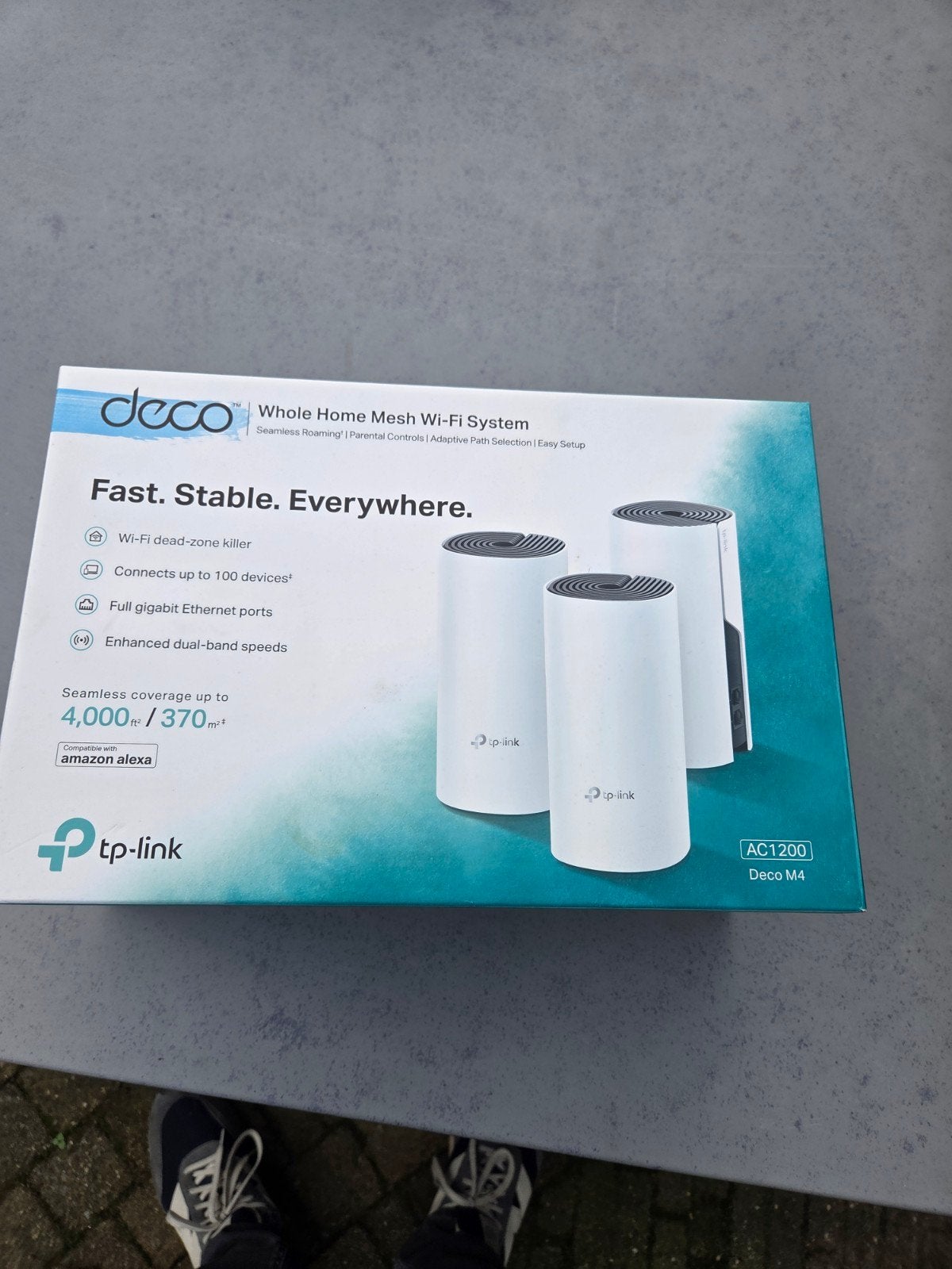 TP-Link Deco M4 AC1200 Wi-Fi Systeem (3-pack), Ophalen of Verzenden, Nieuw, Router, TP-Link