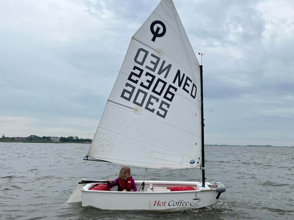 wedstrijd optimist Van Wettum, Ophalen, Geen motor, Gebruikt, Optimist