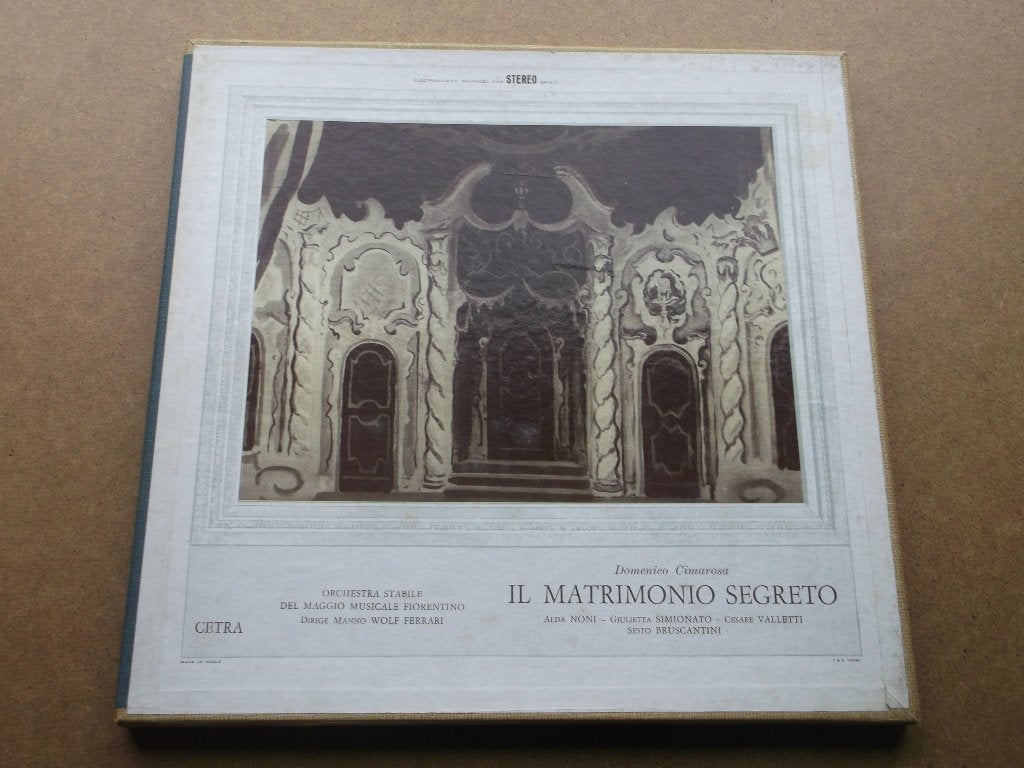 Cimarosa~Il matrimonio segreto~Orch.Fiorentino~Wolf Ferrari