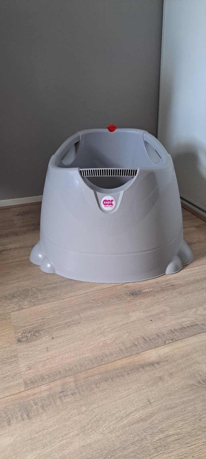 OKbaby Douchezit Babybadje Opla Licht Grijs, Overige merken, Gebruikt, Ophalen of Verzenden, Badje