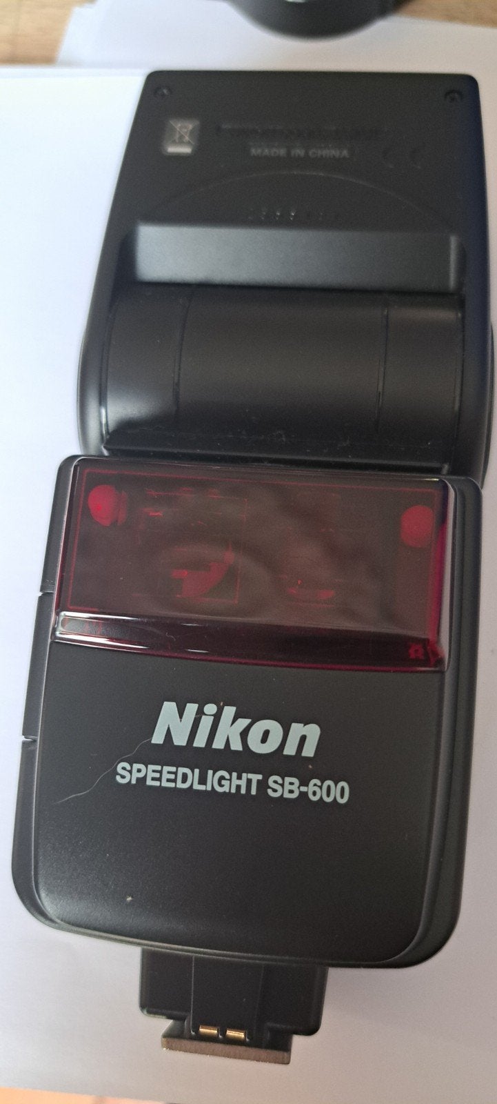 Nikon Speedlight SB-600 flitser, Ophalen of Verzenden, Zo goed als nieuw, Nikon, Kantelbaar