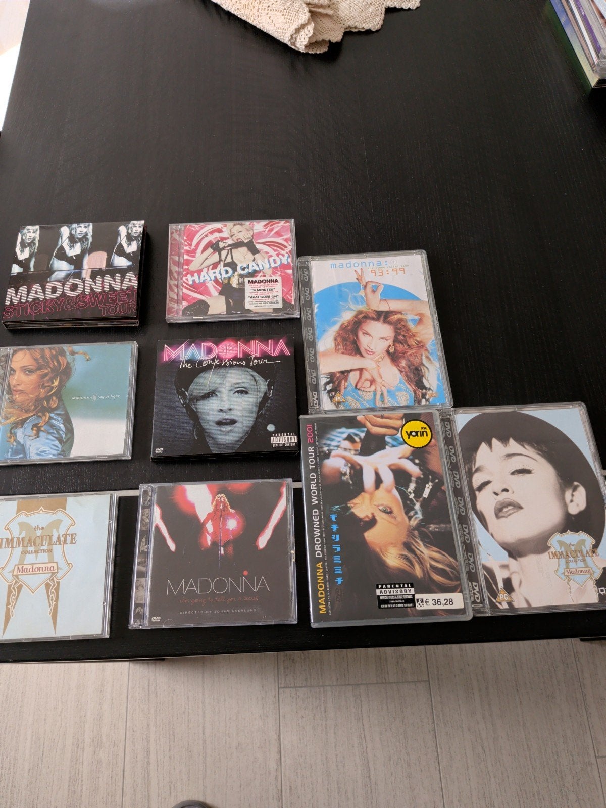 Madonna Fanpakket: 3 Concert DVD's en 6 CD's, Cd's en Dvd's, Alle leeftijden, Ophalen of Verzenden, Concert, Inclusief doosje