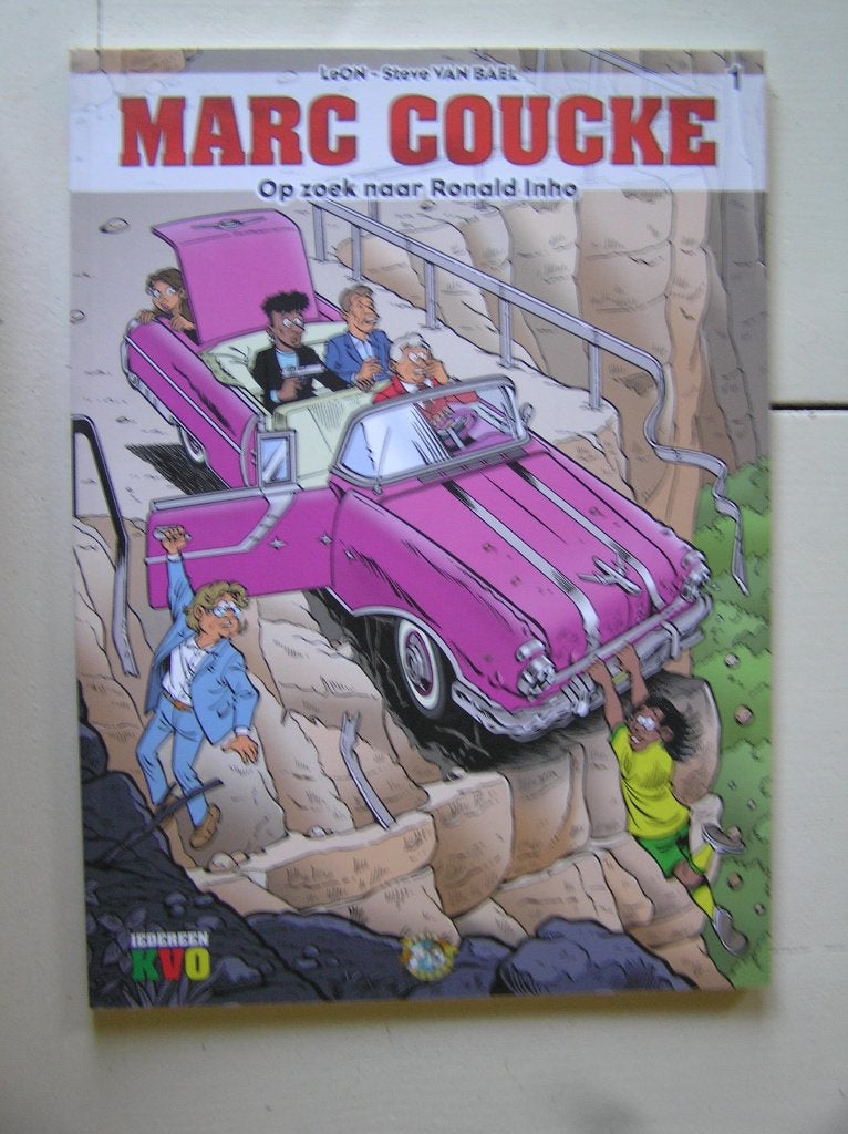 Marc Coucke. 1. Op zoek naar Ronald Inho., Eén stripboek, Ophalen of Verzenden, Nieuw