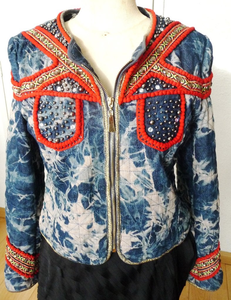 Prachtig nieuw Ambika jasje, Maat 38/40 (M), Blauw, Nieuw, Ophalen of Verzenden