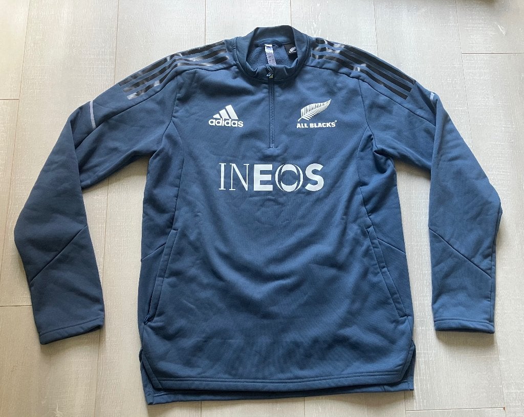 Adidas Rugby ALL BLACKS - Winter Training Trui - Maat Medium, Ophalen of Verzenden, Zo goed als nieuw, Kleding
