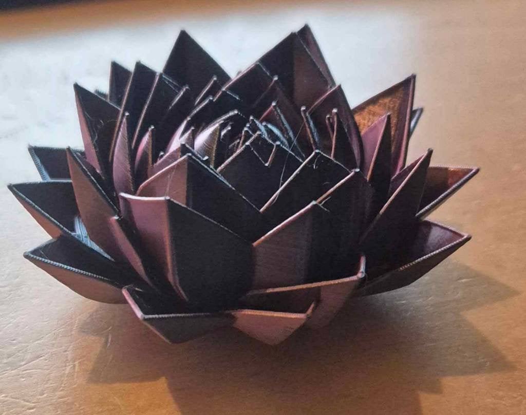 Origami lotus bloem - 3D geprint, Ophalen of Verzenden, Nieuw