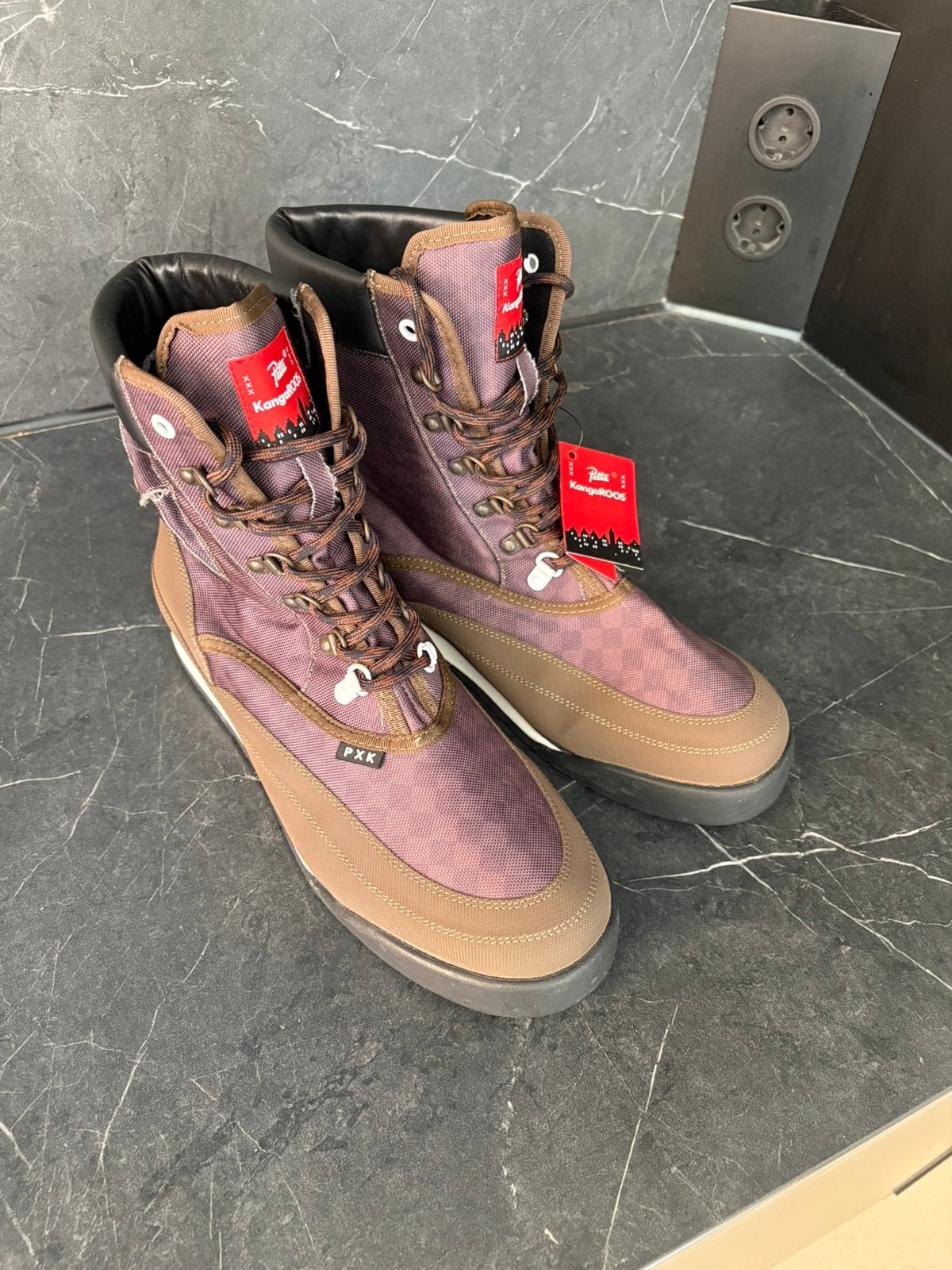 Patta x KangaROOS Hiking Winter Boots size 46, Bruin, Nieuw, Ophalen of Verzenden, Wandelschoenen of Bergschoenen