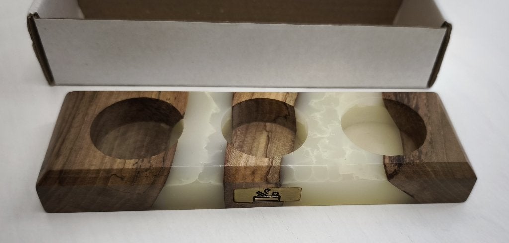 handmade candlestick, Wit, Nieuw, Ophalen of Verzenden, Kandelaar