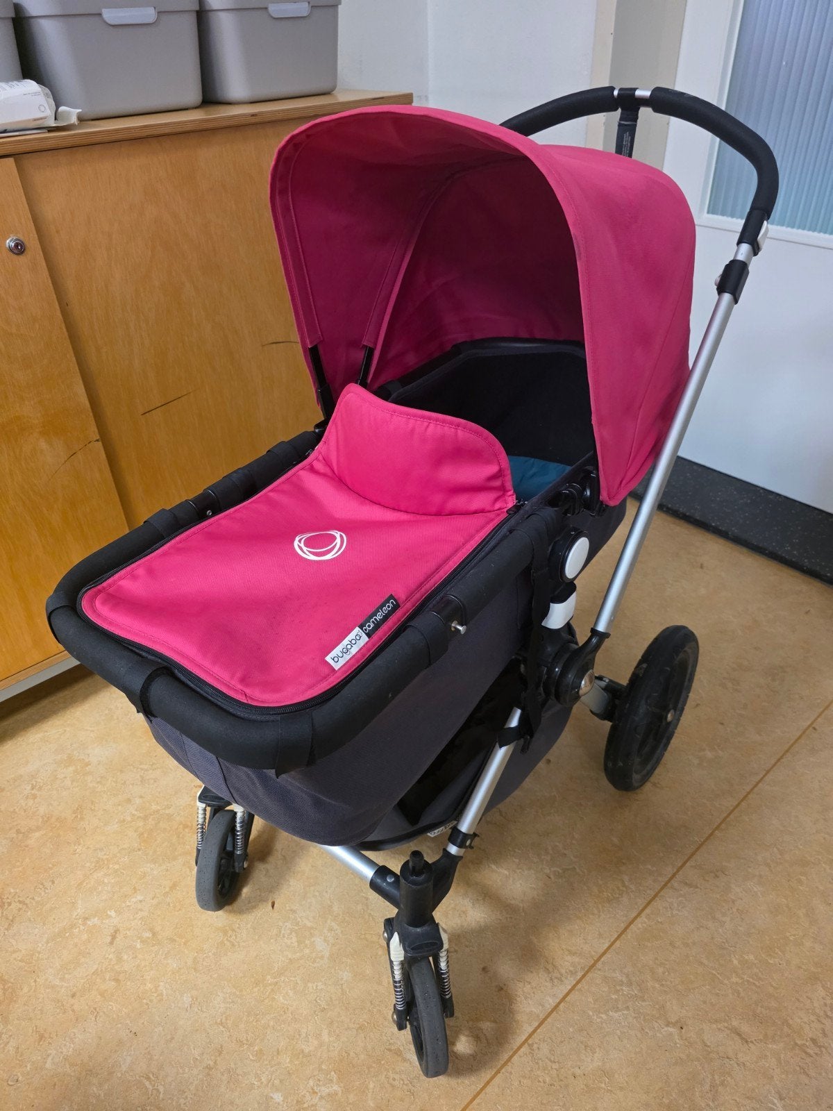 Bugaboo Cameleon Combiwagen - Compleet met accessoires, Ophalen, Gebruikt, Bugaboo, Verstelbare duwstang
