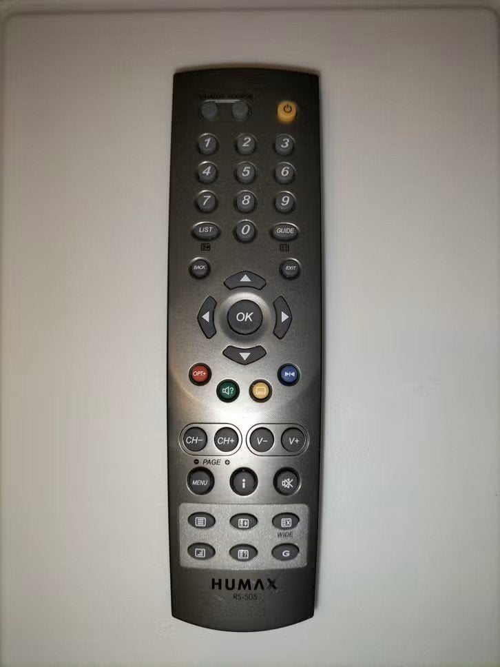 Originele Humax RS-505 Afstandsbediening voor Kabeltuners, Audio, Tv en Foto, Ophalen of Verzenden, Tv