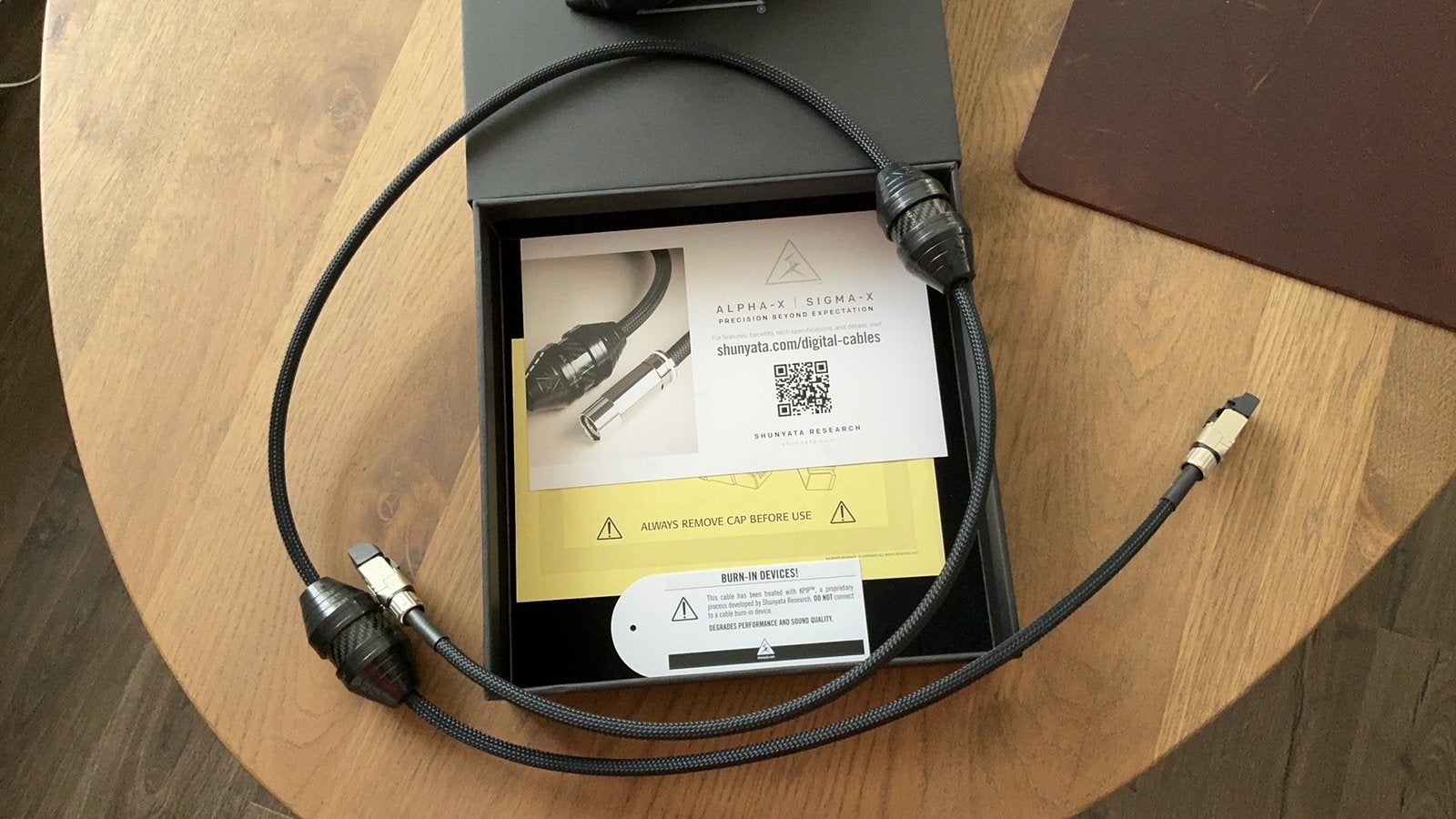 Shunyata Alpha-X ethernet kabel 1,5 meter., Audio, Tv en Foto, Ophalen of Verzenden, Zo goed als nieuw, Minder dan 2 meter, Overige kabels