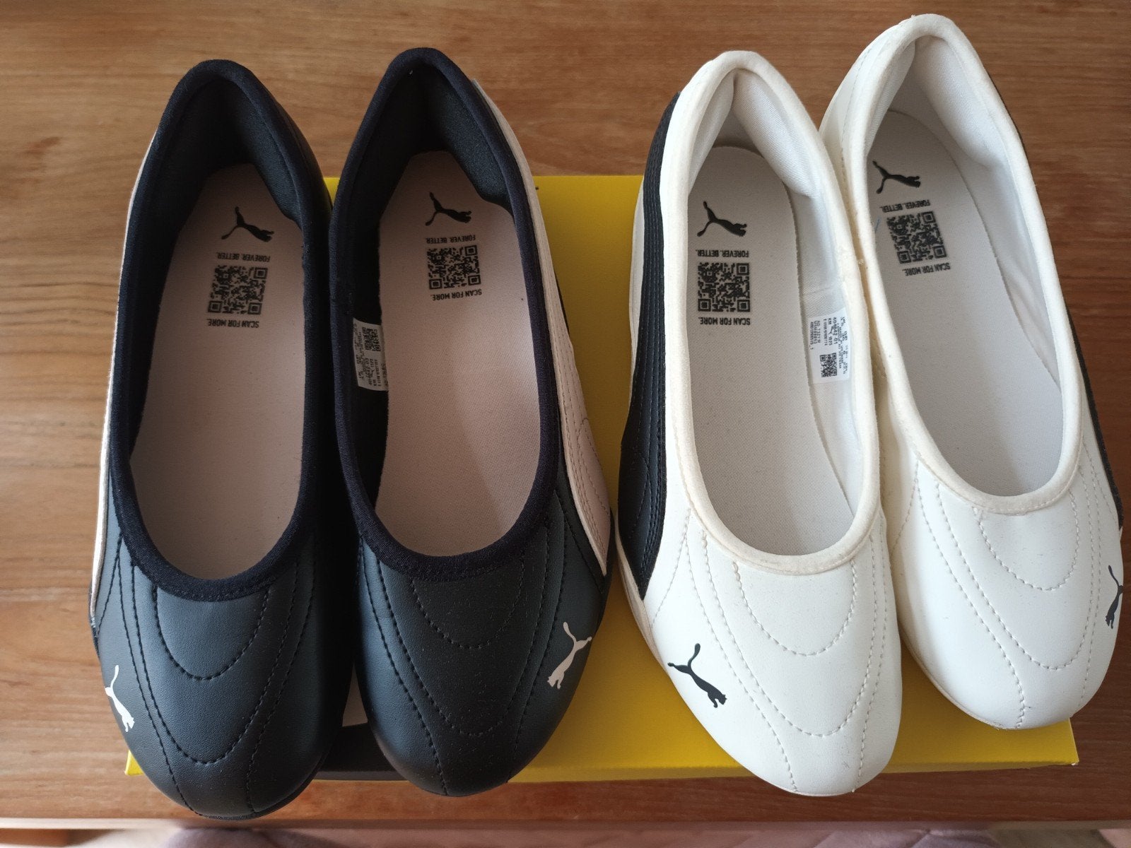 puma ballerina zgan 2x, Kleding | Dames, Schoenen, Puma, Wit, Zo goed als nieuw, Ballerina's