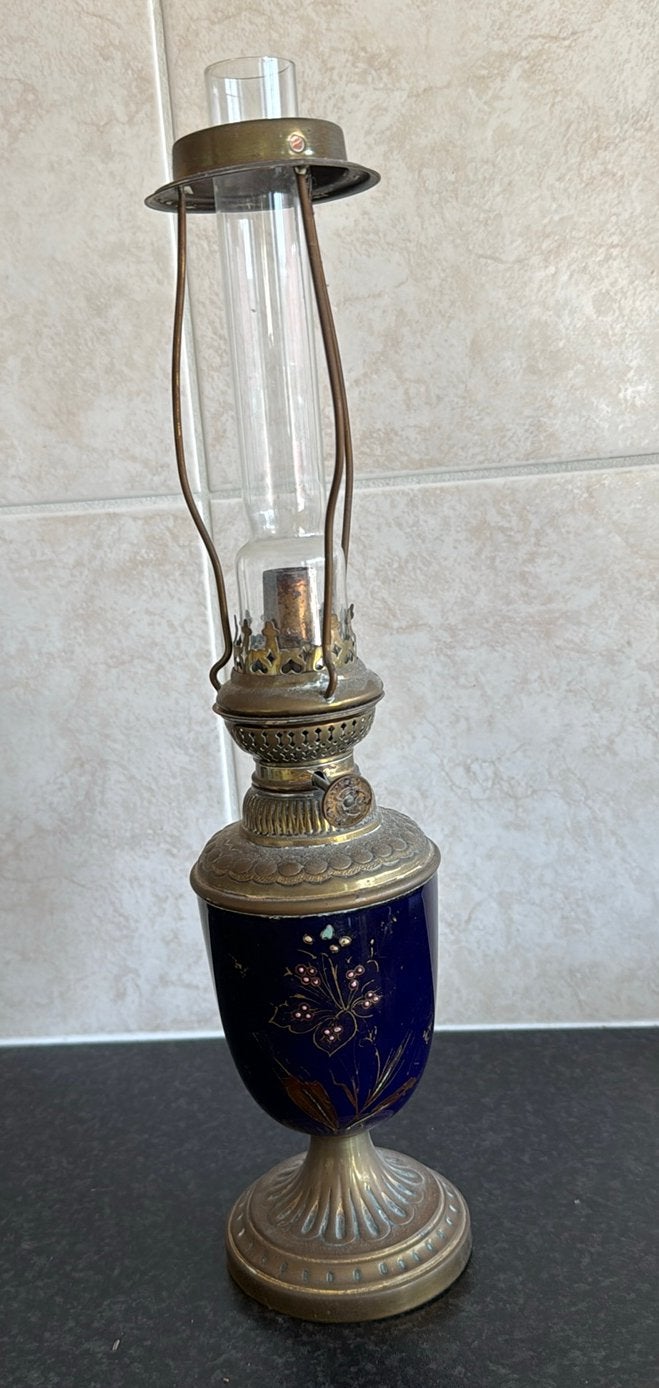 Antiek Kosmos Brenner olie lamp, Ophalen of Verzenden
