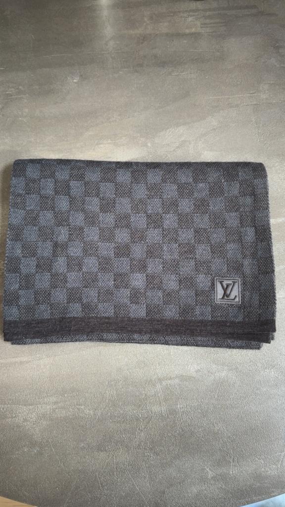 Originele Louis Vuitton Sjaal (donkerblauw), Ophalen, Zo goed als nieuw, Overige maten, Sjaal