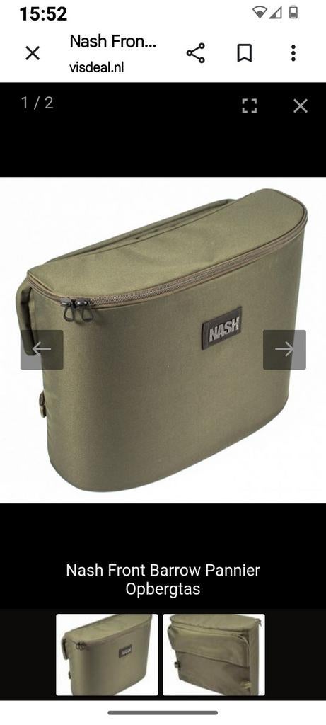 🔵NASH FRONT BARROW PANNIER BAG 🔵, Ophalen of Verzenden, Zo goed als nieuw, Overige typen