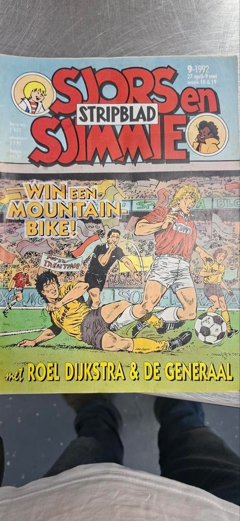 Sjors en Sjimmie Stripblad - Win een Mountainbike!, Ophalen of Verzenden