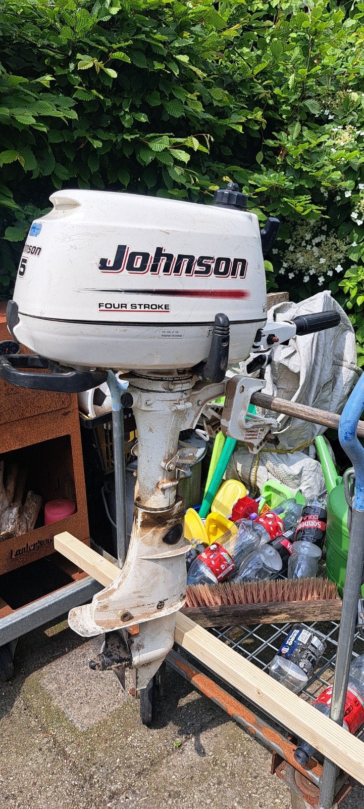 JOHNSON 5PK Buitenboordmotor 4Takt, Ophalen, Gebruikt, 5 tot 10 pk, Viertaktmotor
