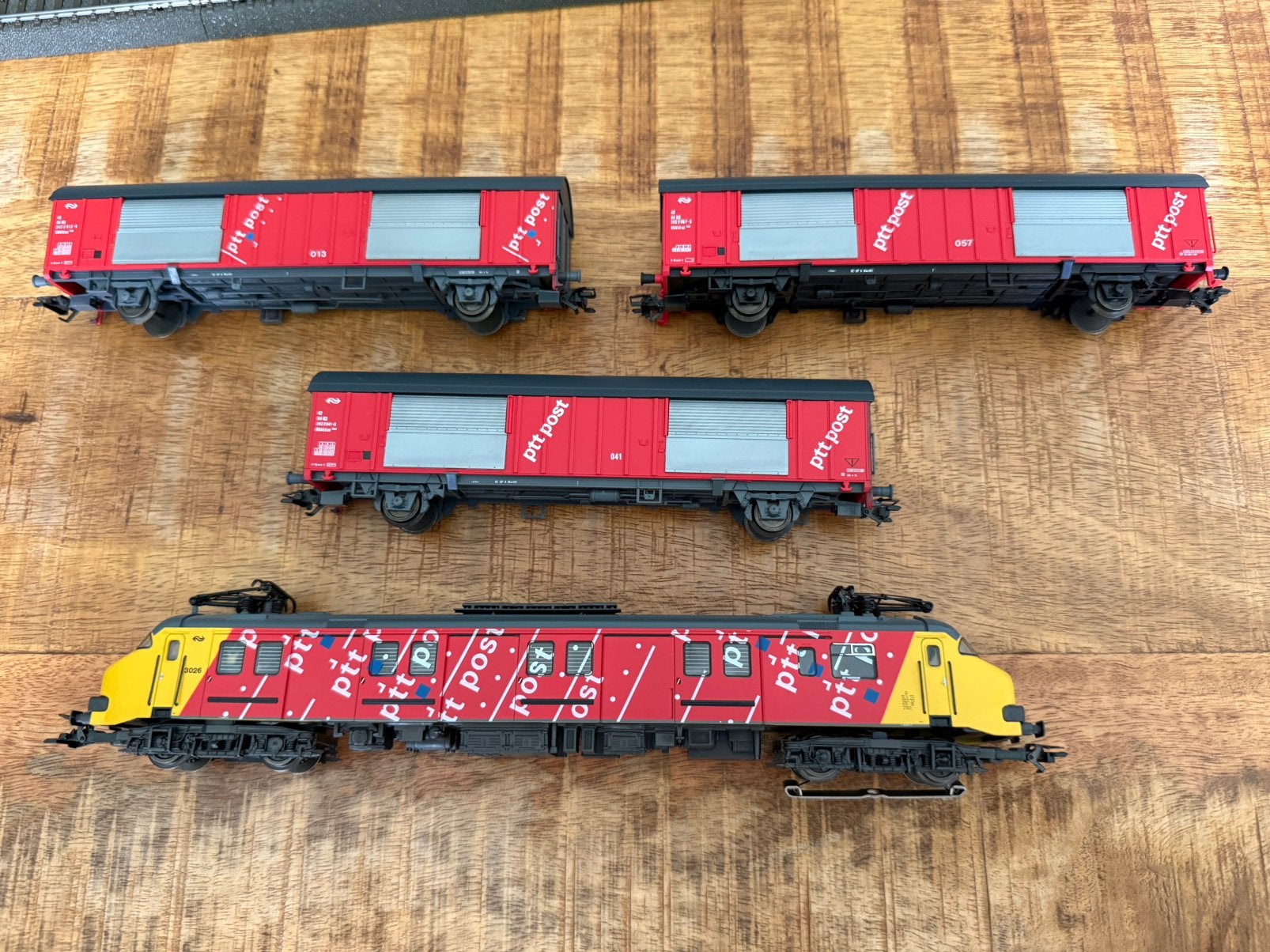 Marklin set motorpost NS Delta Digitaal met 3 postwagons, Wisselstroom, Treinset, Ophalen of Verzenden, Märklin