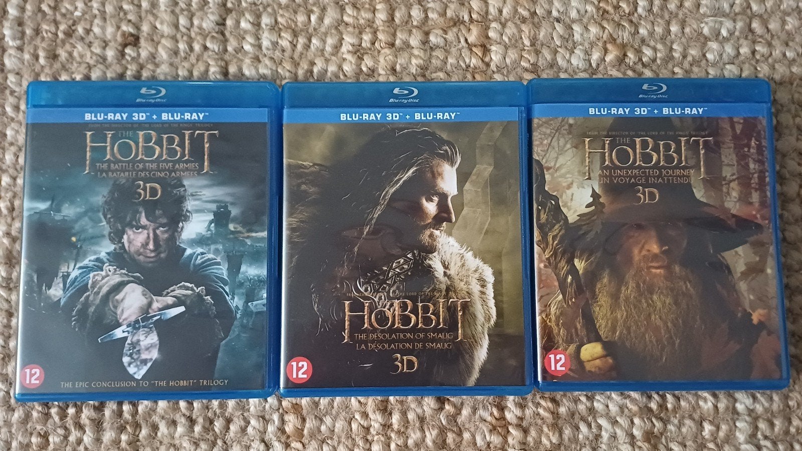 The Hobbit Trilogy in 2D en 3D, Cd's en Dvd's, Ophalen of Verzenden, Zo goed als nieuw, Actie