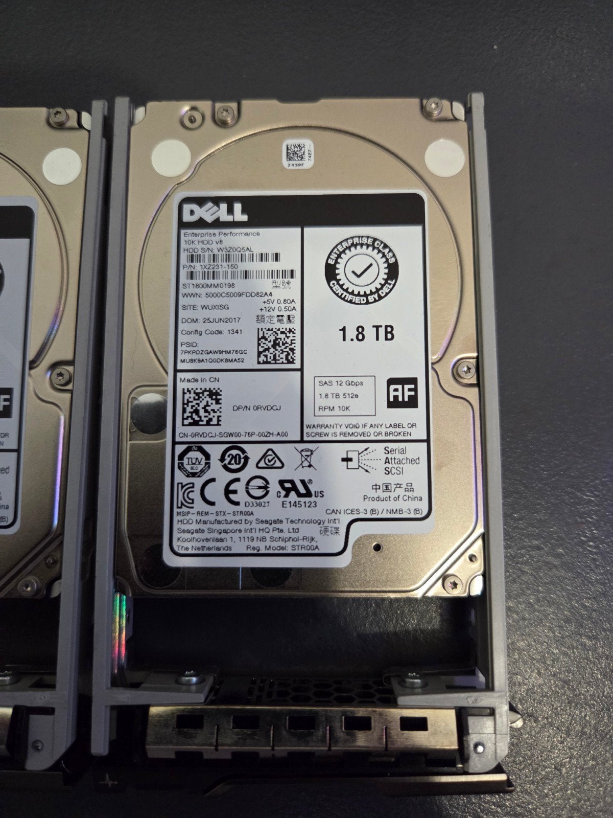 Dell 1.8TB SAS HDD's 2.5", Computers en Software, 1.8tb, Intern, Gebruikt, SAS