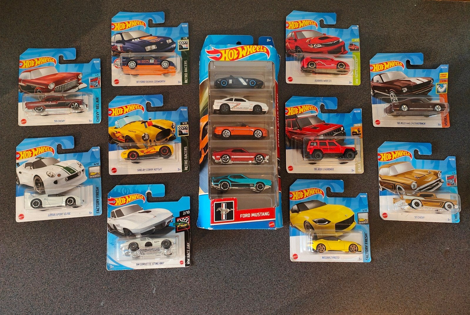 Diverse Hot Wheels met beschadigde blister/verpakking, Ophalen of Verzenden, Gebruikt, Auto