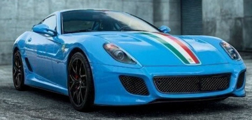 Ferrari 599 GTO Baby Blue 1:18 BBR1880I BBR PRE-ORDER, Ophalen of Verzenden, Nieuw, Auto, Overige merken