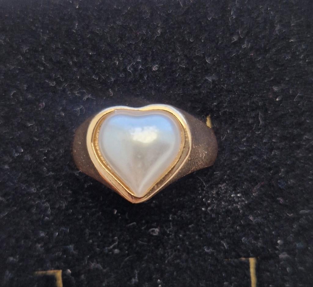 Nieuw leuke ring hart, IJzer of Staal, Nieuw, Ophalen of Verzenden, Dame