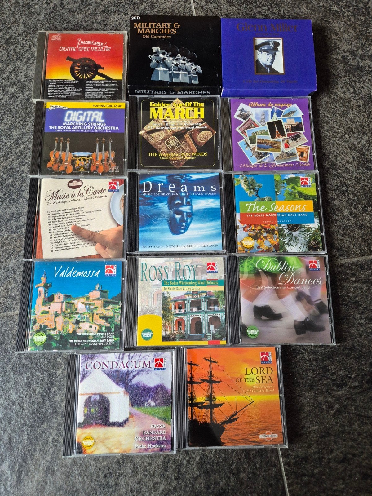 Set CD's Harmonie Fanfare etc., Blaasorkest/fanfare, Ophalen of Verzenden, Gebruikt, Album