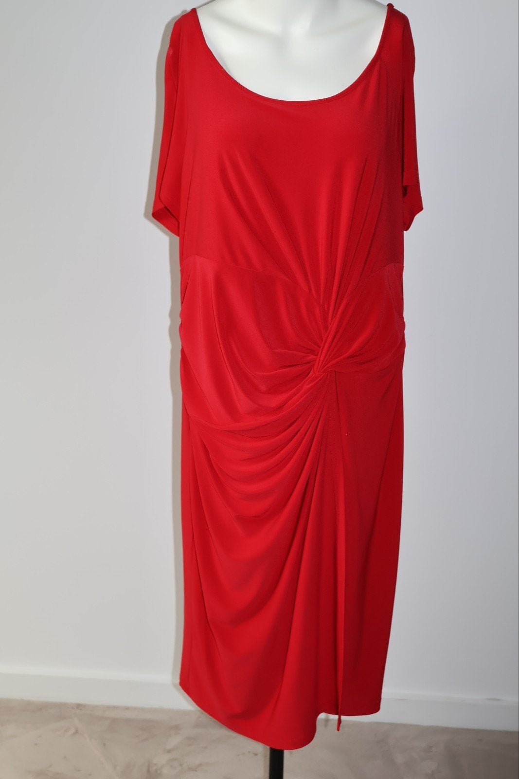 Joseph Ribkoff Rode Jurk Maat 48 - Elegante Knielengte, Kleding | Dames, Joseph Ribkoff, NL, Joseph Ribkoff, Ophalen of Verzenden