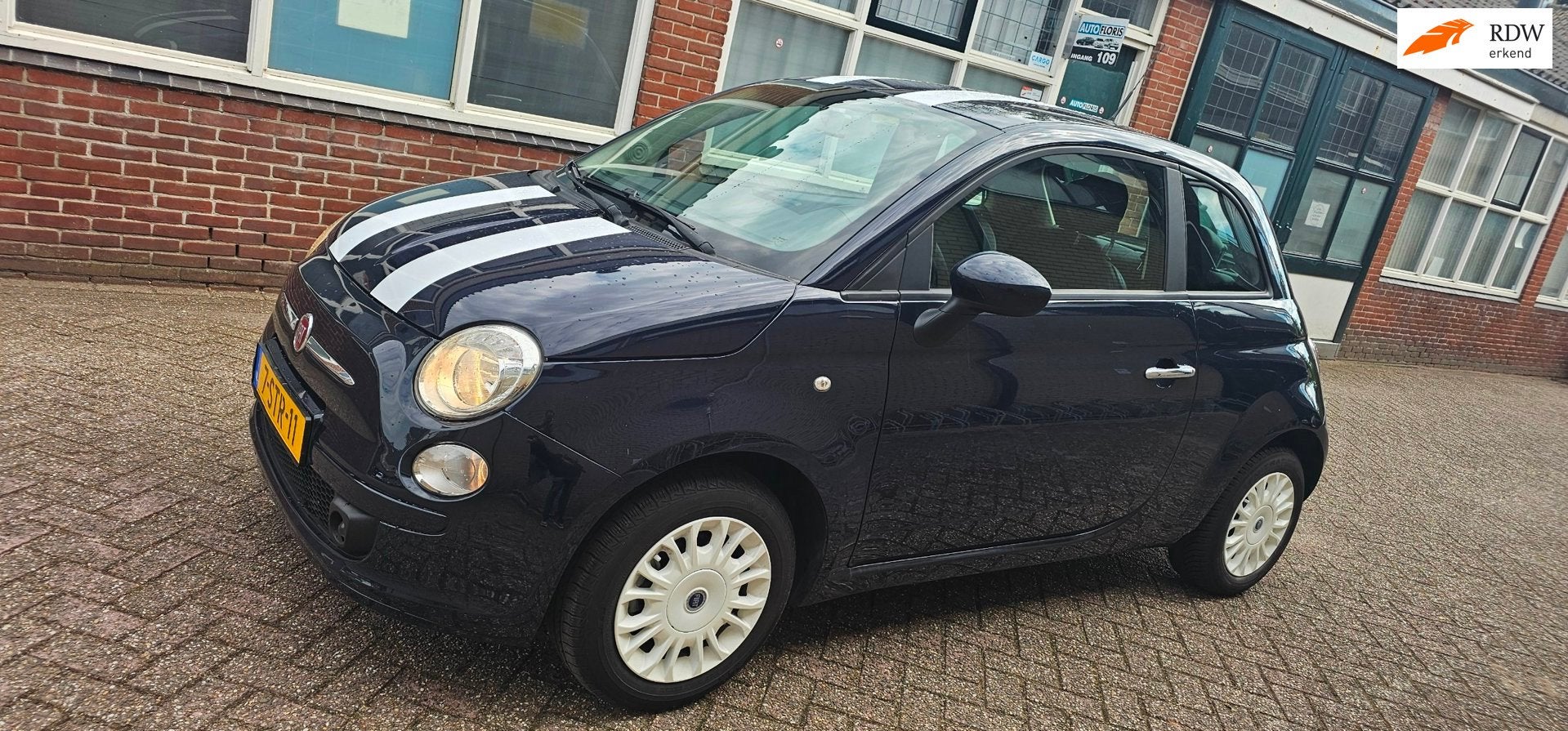Fiat 500 1.2 Pop slechts 94.000km, Voorwielaandrijving, Euro 5, Gebruikt, 1242 cc