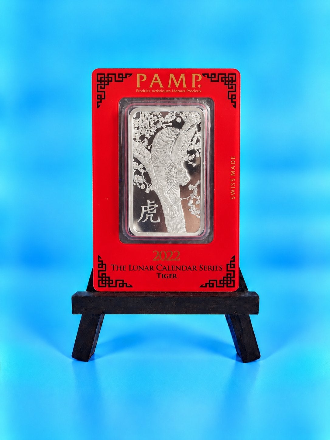 PAMP Suisse🇨🇭Lunar Year of the Tiger 2022 1oz Silver, Ophalen of Verzenden, Zilver