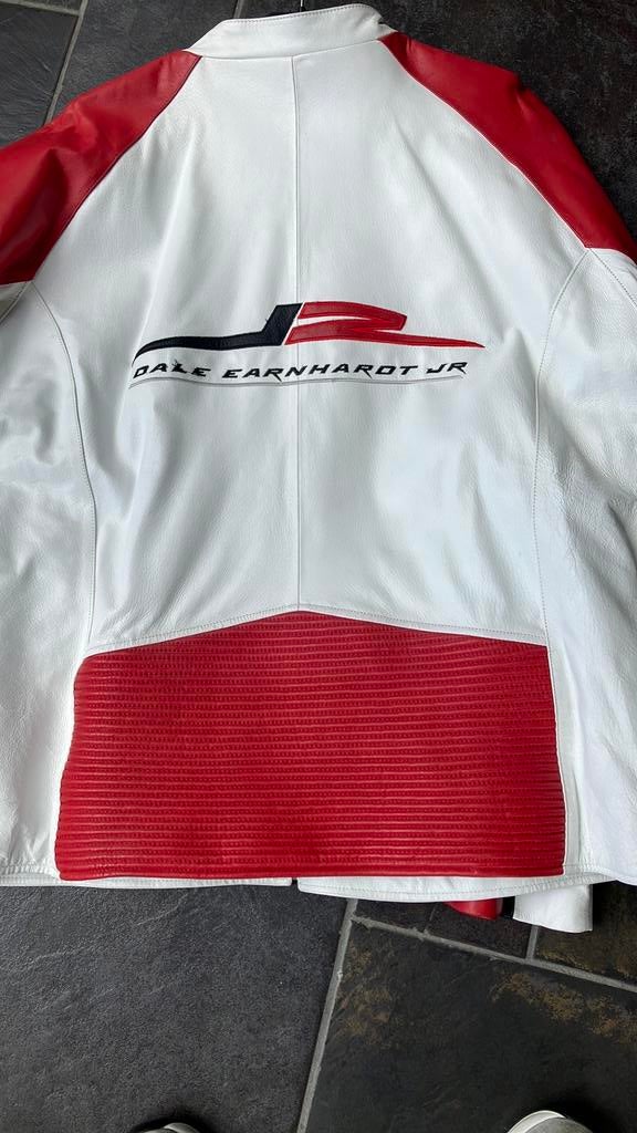 Leren  jas met nascar emblemen o a dale ernhardt, Ophalen, Nieuw