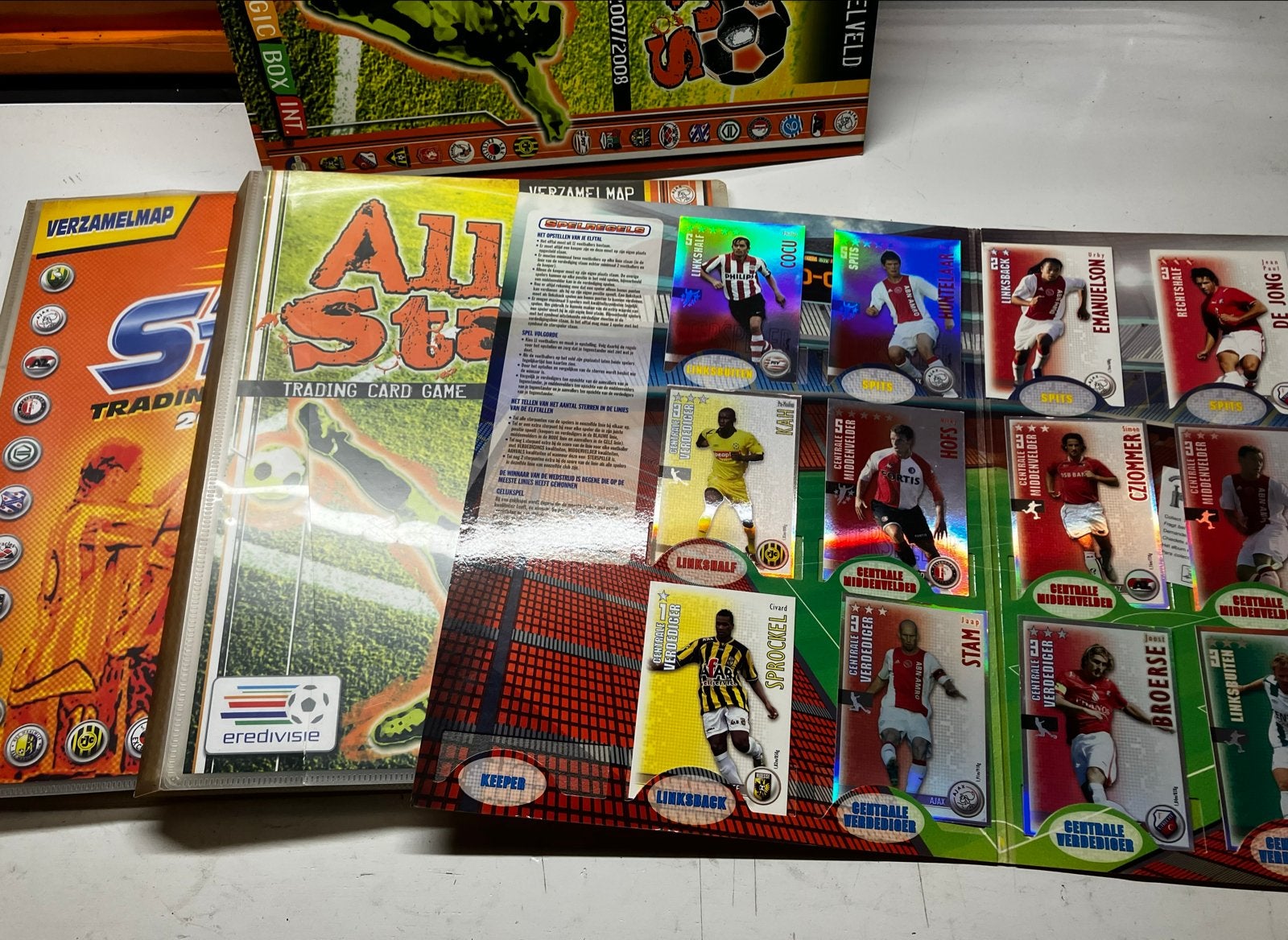 Voetbalplaatjes Eredivisie All Stars 2007/2008 - incl holos, Ophalen of Verzenden, Zo goed als nieuw, PSV, Spelerskaart